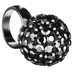 Dorothy Perkins Grey stone ball ring
