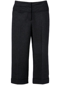 Dorothy Perkins Grey stripe crops