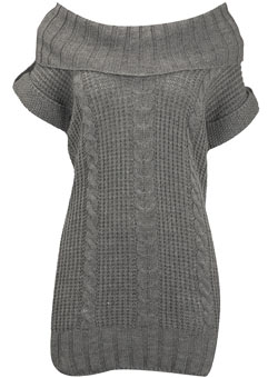 Dorothy Perkins Grey tabard jumper