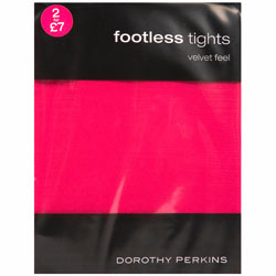 Dorothy Perkins Hot pink footless tights