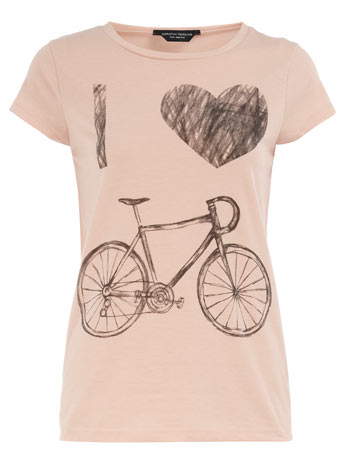 Dorothy Perkins I love my bike t-shirt DP56242983