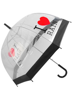 Dorothy Perkins I Love Rain dome umbrella
