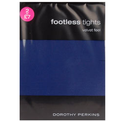 Indigo footless tights