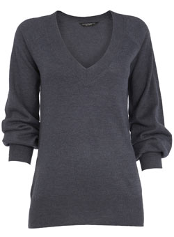 Indigo wool mix jumper