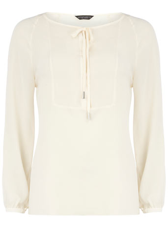 Dorothy Perkins Ivory bib front blouse DP05347482
