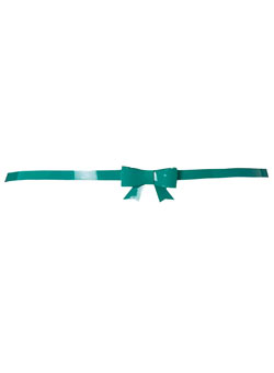 Dorothy Perkins Jade patent skinny bow belt