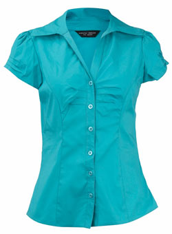 Dorothy Perkins Jade pleat front top