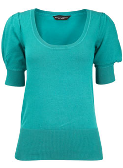 Dorothy Perkins Jade pleat sleeve jumper