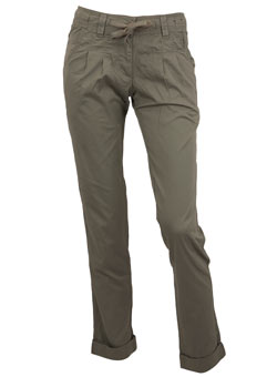 Dorothy Perkins Khaki twill slouch trousers