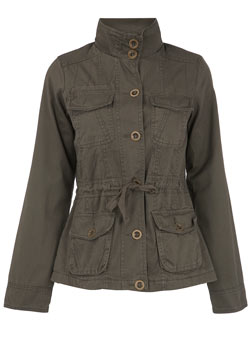 Khaki utility jacket