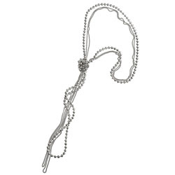 Dorothy Perkins Knot and Chain Lariat Necklace