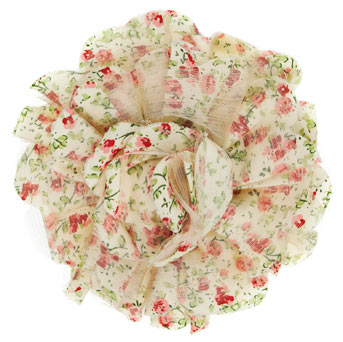 Large pastel floral corsage