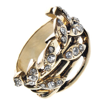 Dorothy Perkins Leaf wrapped ring