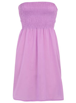 Dorothy Perkins Lilac bandeau dress