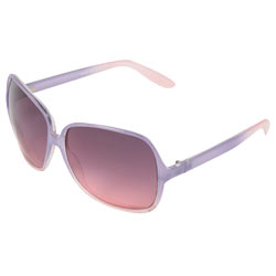 Lilac ombre plastic sunglasses