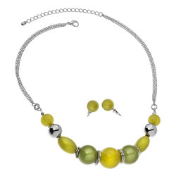 Dorothy Perkins Lime Bead Set