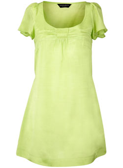 Dorothy Perkins Lime bow tunic