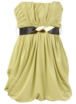 Dorothy Perkins Lime slinky boobtube