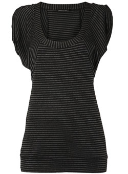 Dorothy Perkins Lurex stripe top