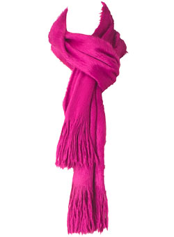 Dorothy Perkins Magenta brushed scarf