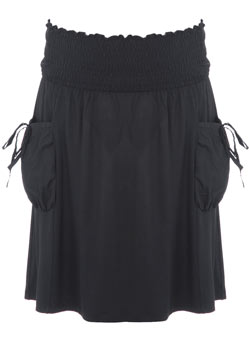 Dorothy Perkins Mamalicious black jersey skirt