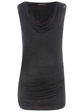 Dorothy Perkins Mamalicious black jersey top