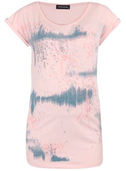 Mamalicious pink print t-shirt