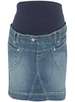 Dorothy Perkins Mamalicious short denim skirt