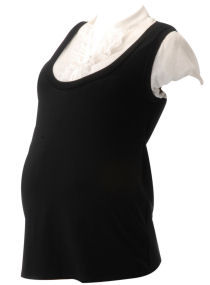 Dorothy Perkins Maternity 2 in 1 ruffle blouse