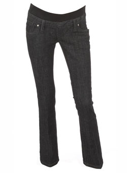 Maternity black bootcut jeans