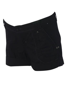 Maternity black brazil shorts