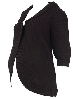 Maternity black cardigan