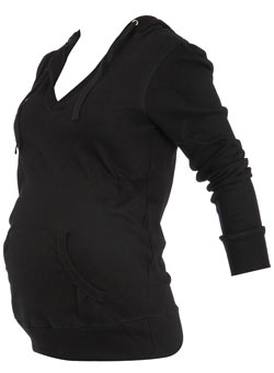Dorothy Perkins Maternity black hoody