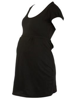 Dorothy Perkins Maternity black scoop tunic