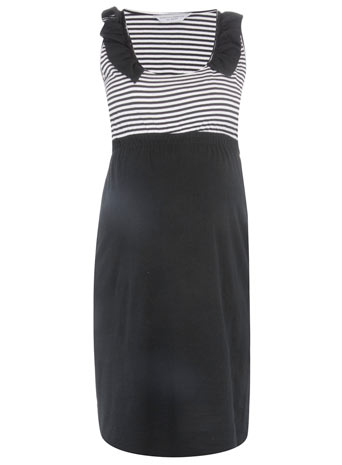 Dorothy Perkins Maternity black/white stripe dress