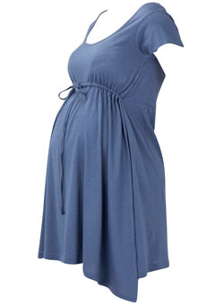 Dorothy Perkins Maternity blue empire line top
