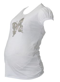 Dorothy Perkins Maternity butterfly motif top