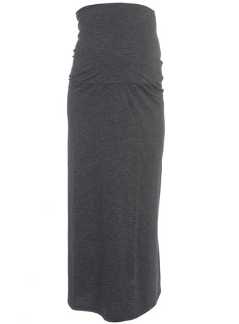Dorothy Perkins Maternity charcoal maxi skirt