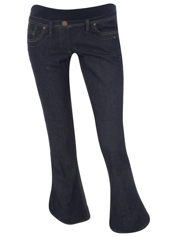 Maternity dark bootcut jeans