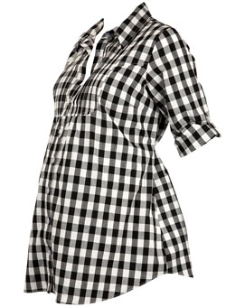 Dorothy Perkins Maternity gingham blouse