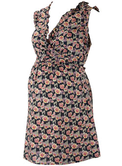 Dorothy Perkins Maternity navy ditsy tunic