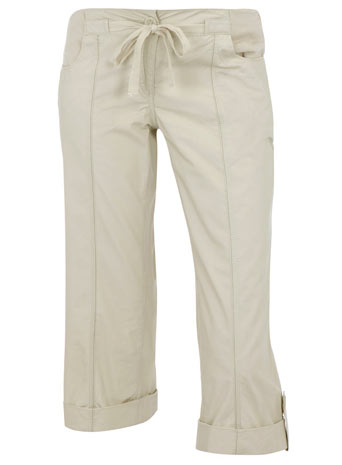 Dorothy Perkins Maternity stone poplin crops