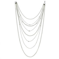 Dorothy Perkins Mega pearl multirow necklace