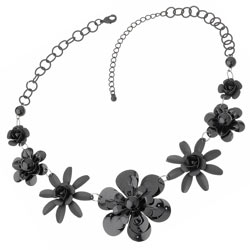 Dorothy Perkins Metal Flower And Bead Necklace