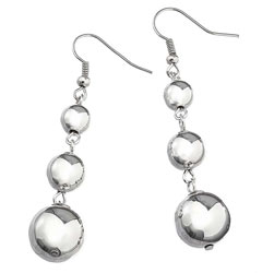 Metallic ball chain earrings