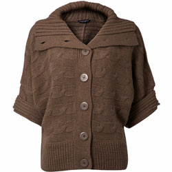 Dorothy Perkins Mink cable cardigan