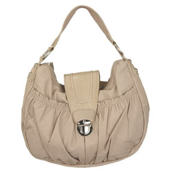 Dorothy Perkins Mink leather lock bag