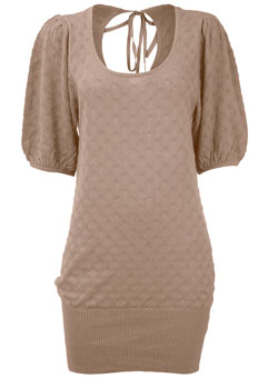 Dorothy Perkins Mocha textured jumper