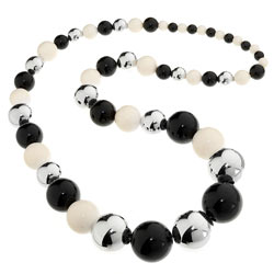 Dorothy Perkins Monochrome bead necklace