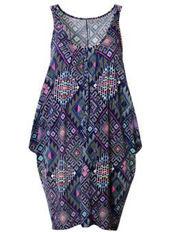 Dorothy Perkins Multi aztec diamond vest